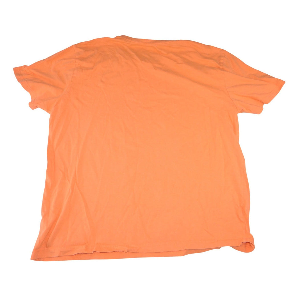 Nautica Sailing Graphic T-Shirt Mens XL Orange Coast to Coast Cotton Crewneck