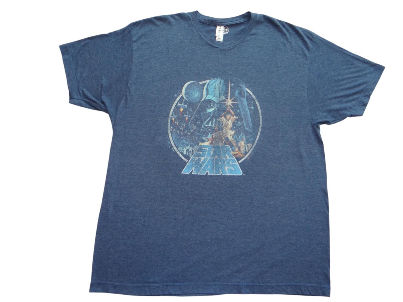 Star Wars Retro Graphic T-Shirt - XXL Blue