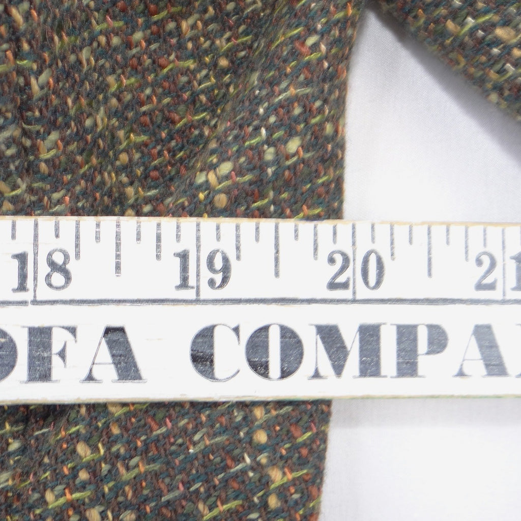 VTG Kasper Womens 14P Petite Textured Tweed Blazer Jacket Brown Olive 4-Pocket