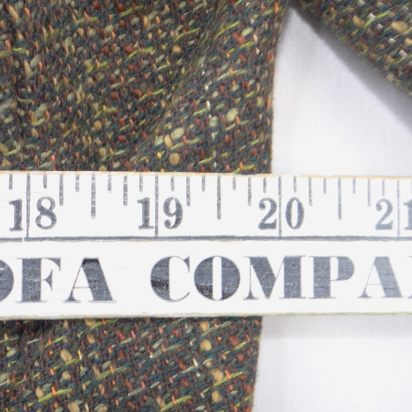 VTG Kasper Womens 14P Petite Textured Tweed Blazer Jacket Brown Olive 4-Pocket