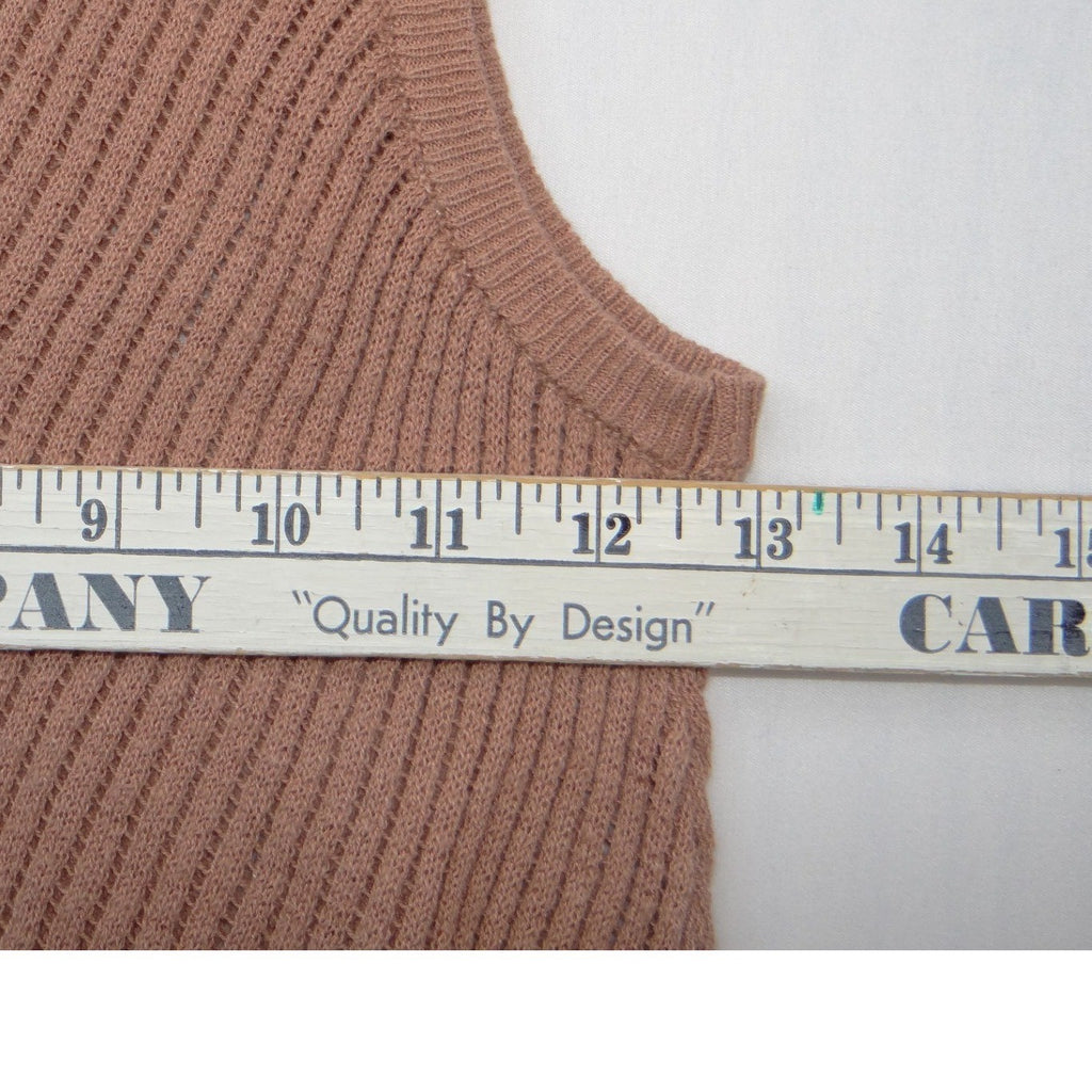 Scotch & Soda Maison Scotch Mauve Chevron Pointelle Knit Tank Top XS