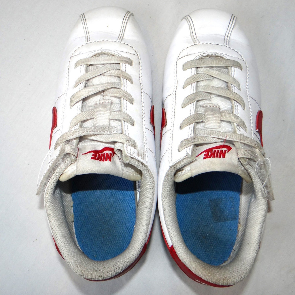 Nike Cortez White Red Blue Leather Sneakers Shoes Sz 13C DM0951115