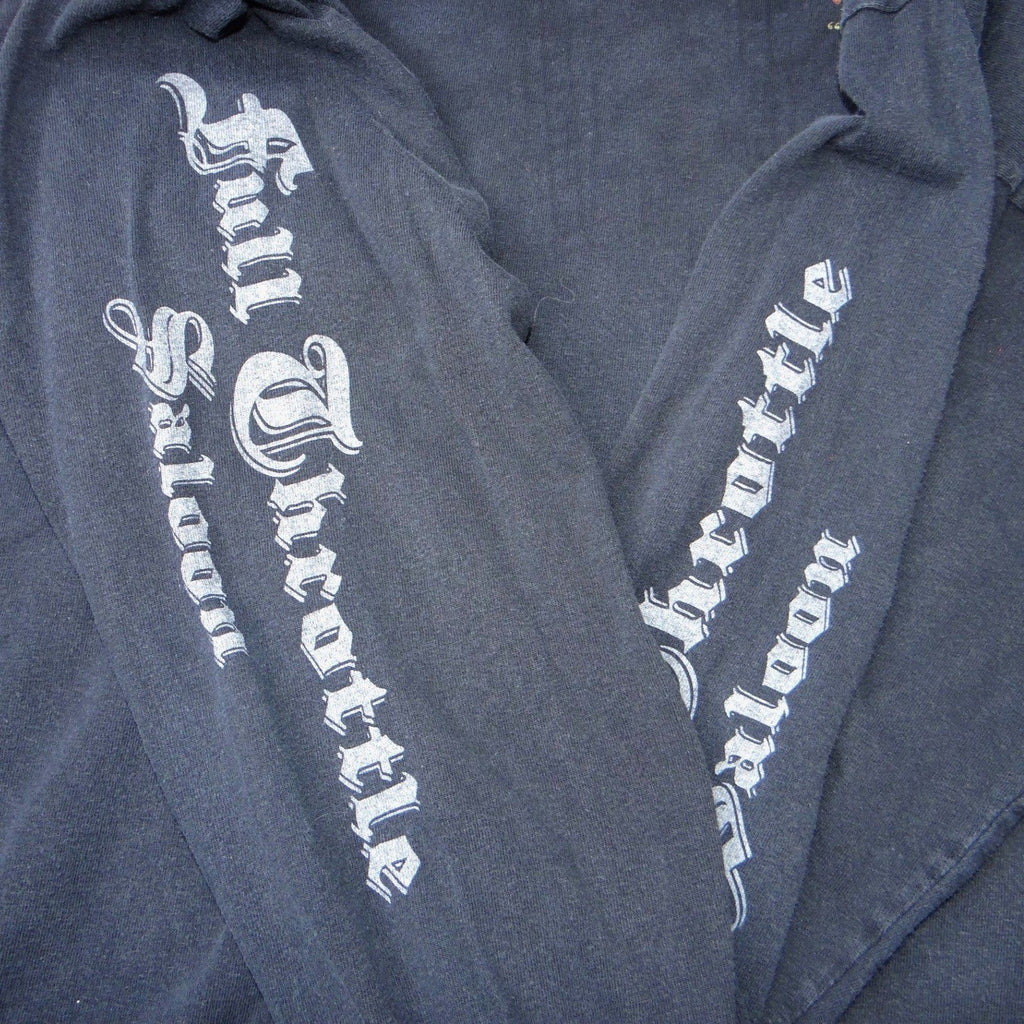 Full Throttle Saloon Sturgis Biker Graphic Long Sleeve T-Shirt Black Mens 3XL