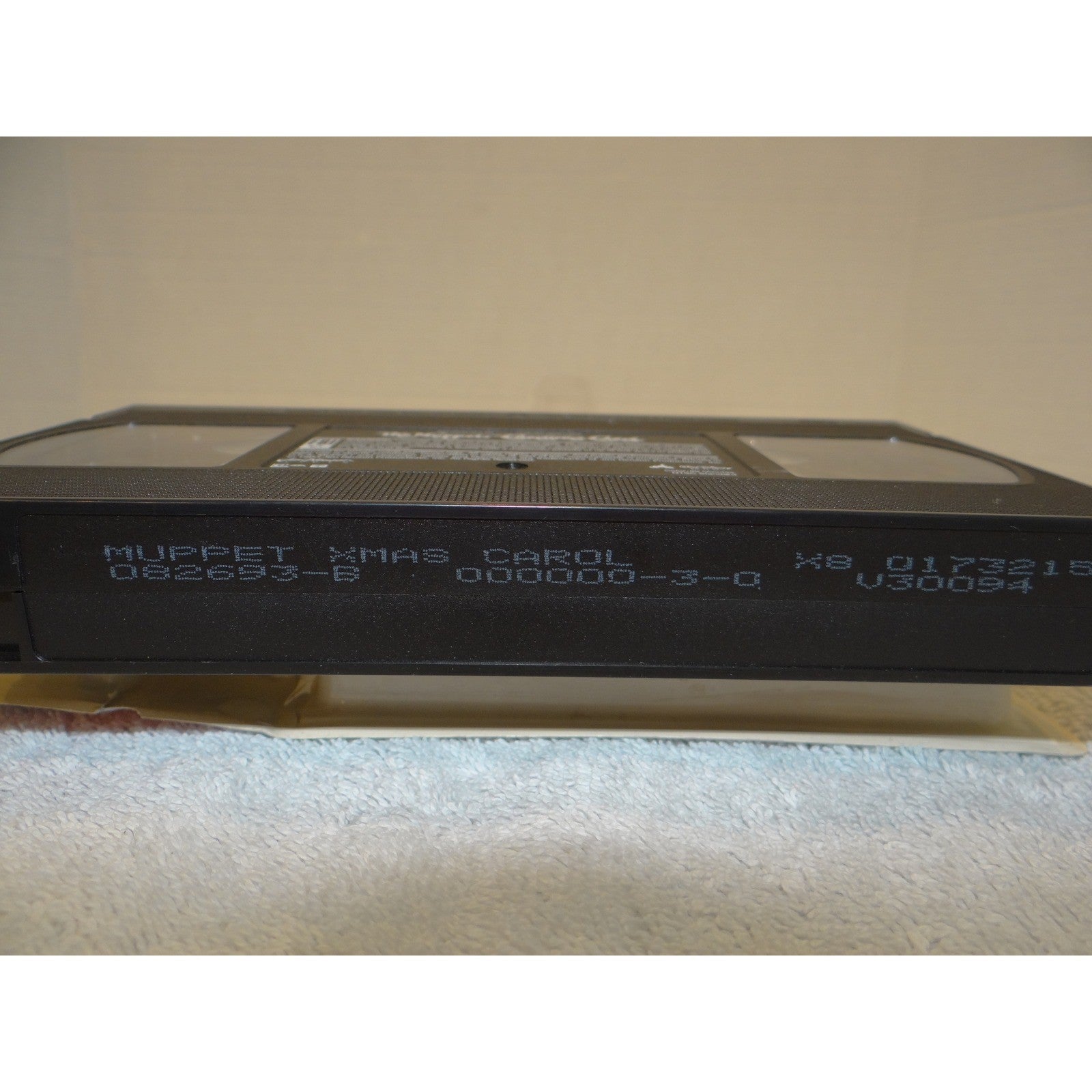 The Muppet Christmas Carol VHS 1993 Disney Jim Henson Michael Caine Clamshell G