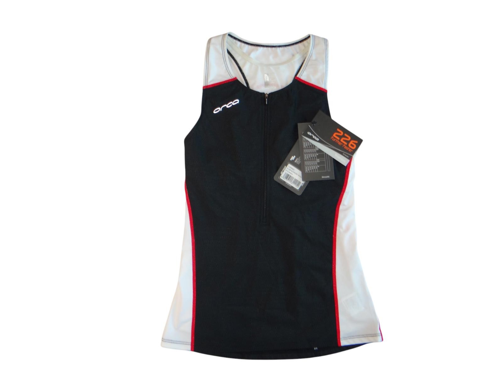 Orca Women's Athletic Tank Top with Front Zipper