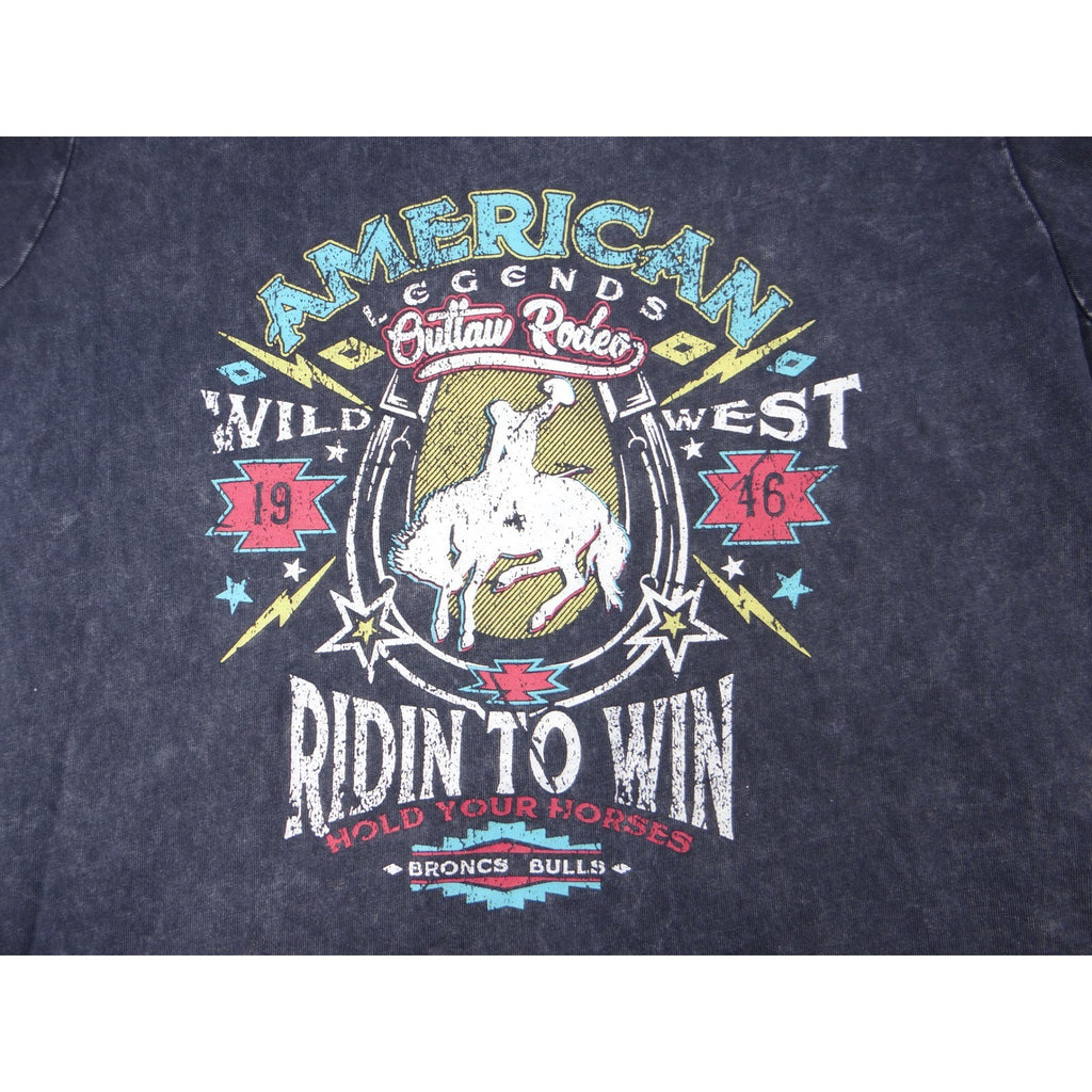 Rock & Roll Cowgirl Legends Outlaw Rodeo Graphic T-Shirt Women's Size Medium
