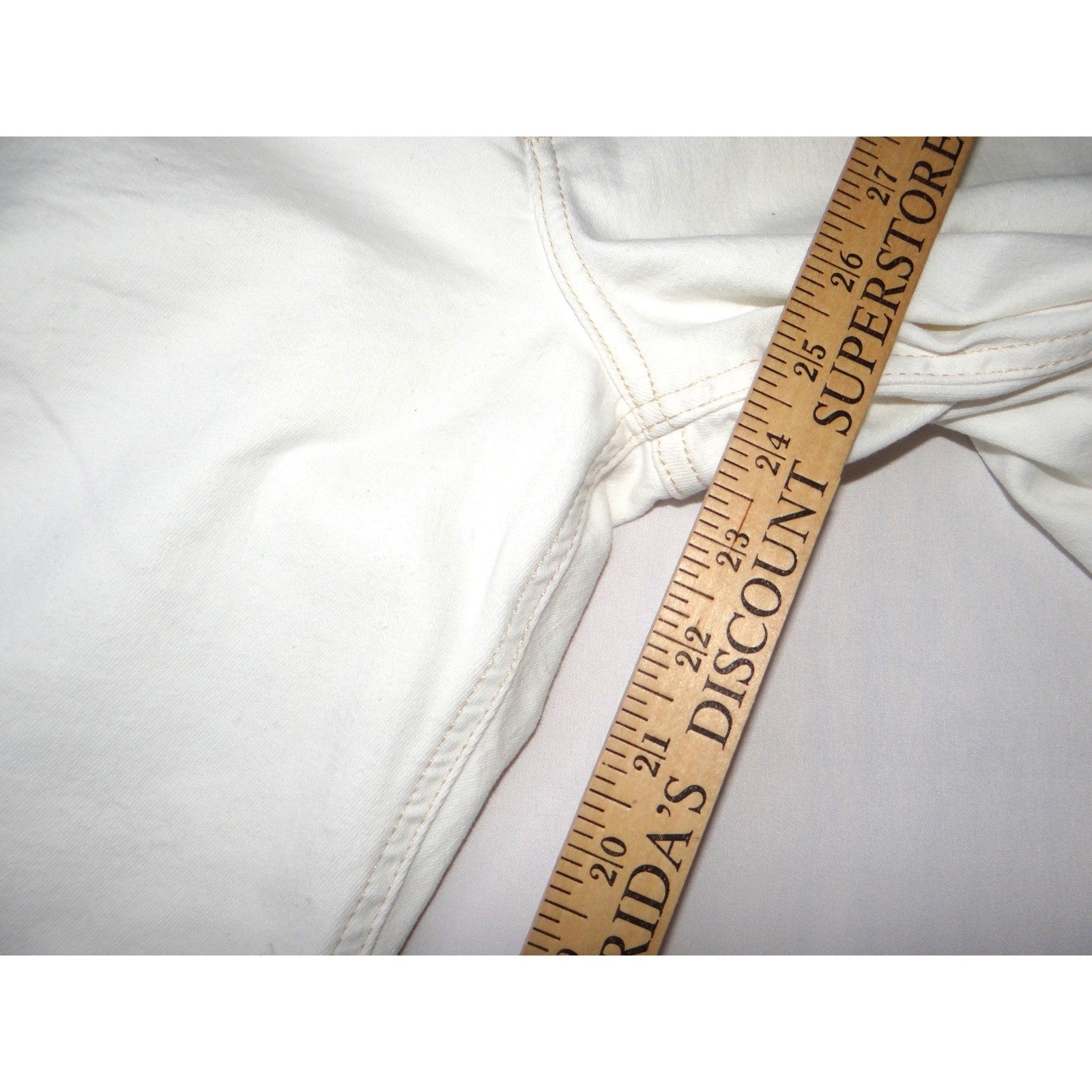 NWT-TOPSHOP Jamie High Waisted Skinny Petite Jeans White Size 10 W32 L28
