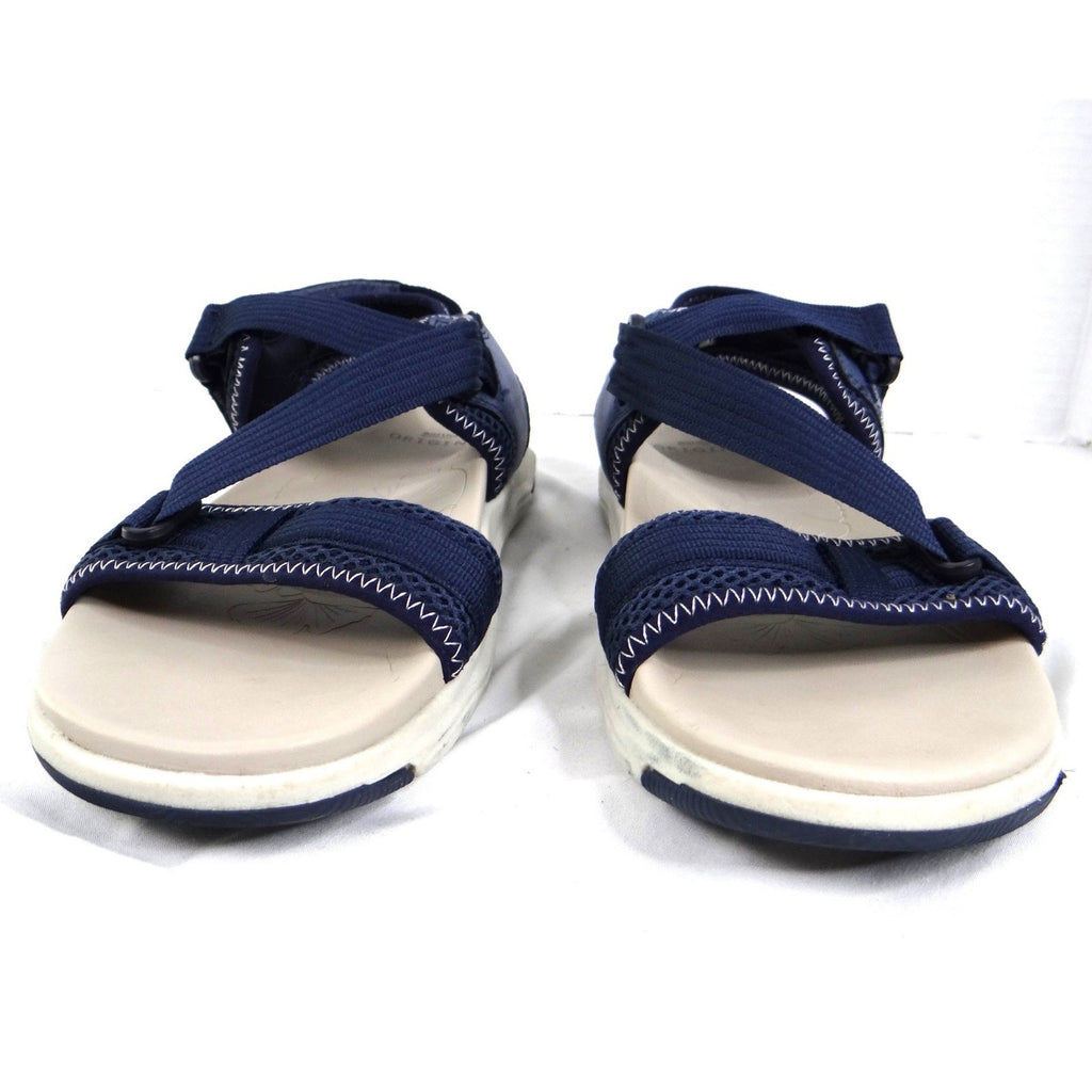 Earth Origins Vivvy Mens Navy Blue Sport Sandals Adjustable Straps Size 11