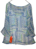 Hearts of Palm Woman Women's Patterned Blouse NWT