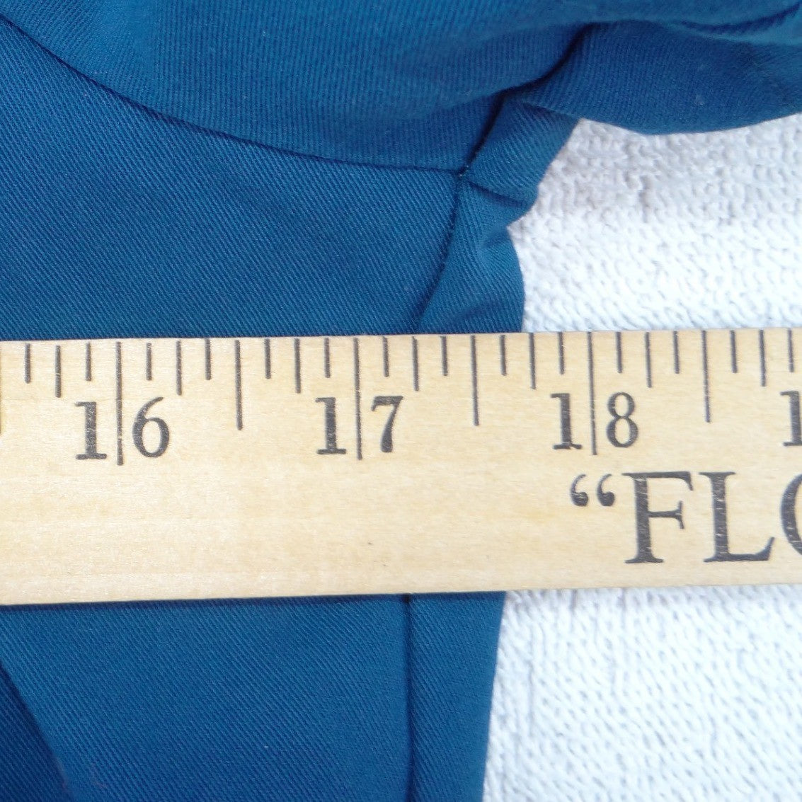 FIGS Technical Collection Womens XXS V-Neck Scrub Top Teal Blue Short Sleeve