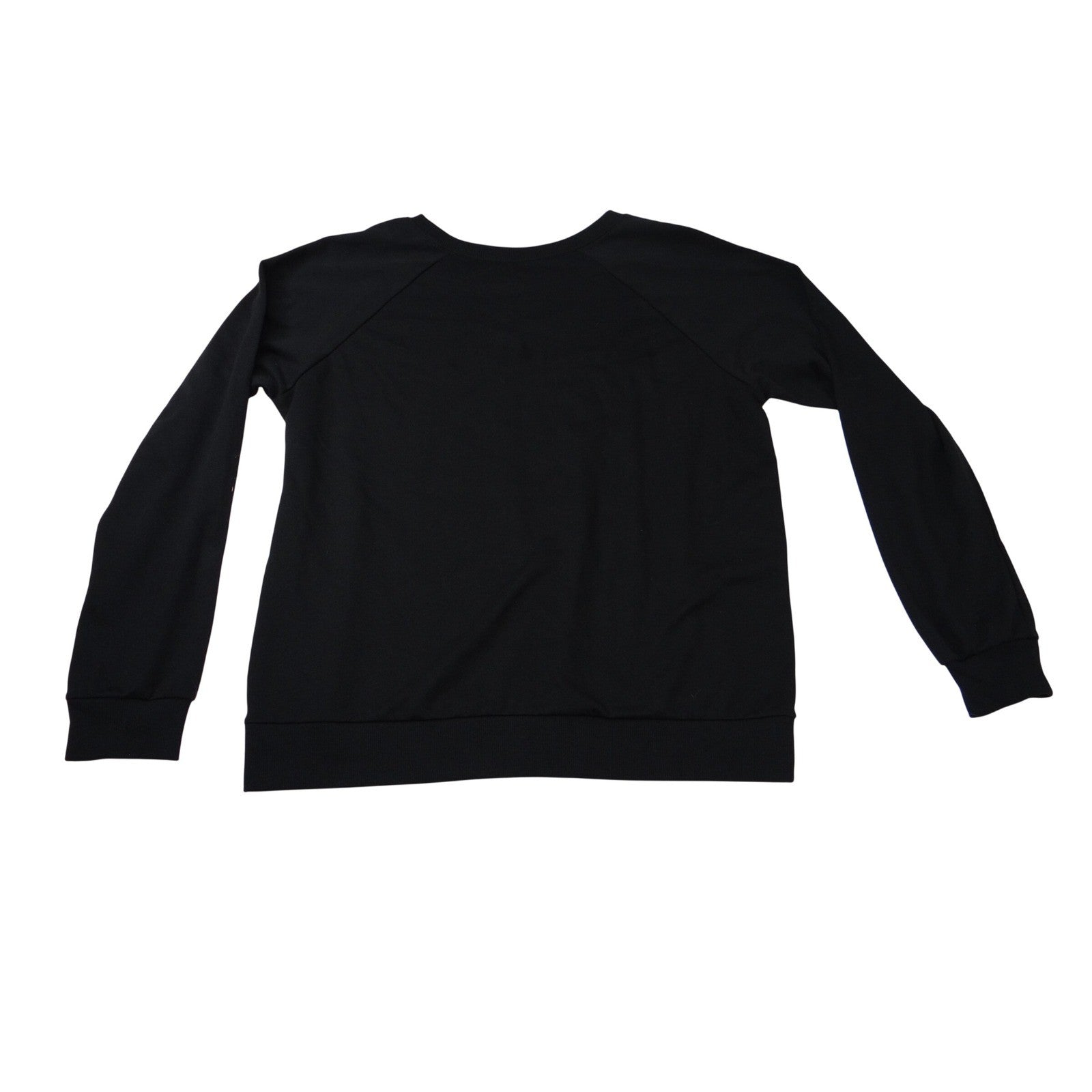 Ghostbusters Womens Black Long Sleeve Crewneck Sweatshirt L Large Ghost Logo