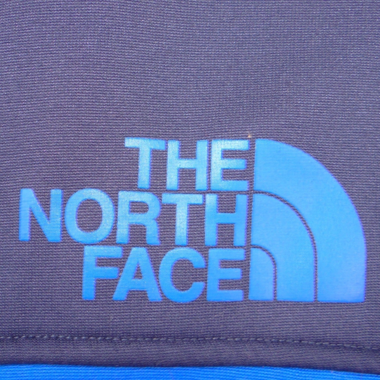 The North Face Mens Full Zip Hoodie Blue Colorblock Performance Fleece Size M