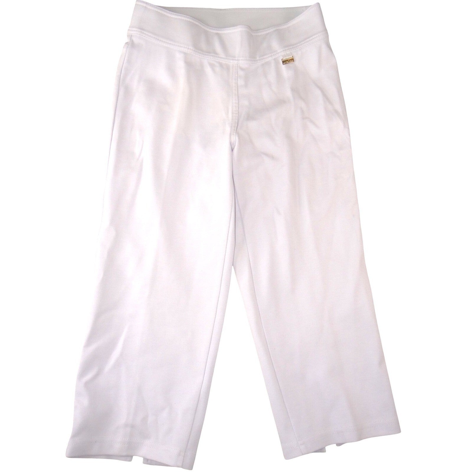 NWT-Nygard Slims White Capri Pants Womens Small Pull On Tummy Control MSRP $49