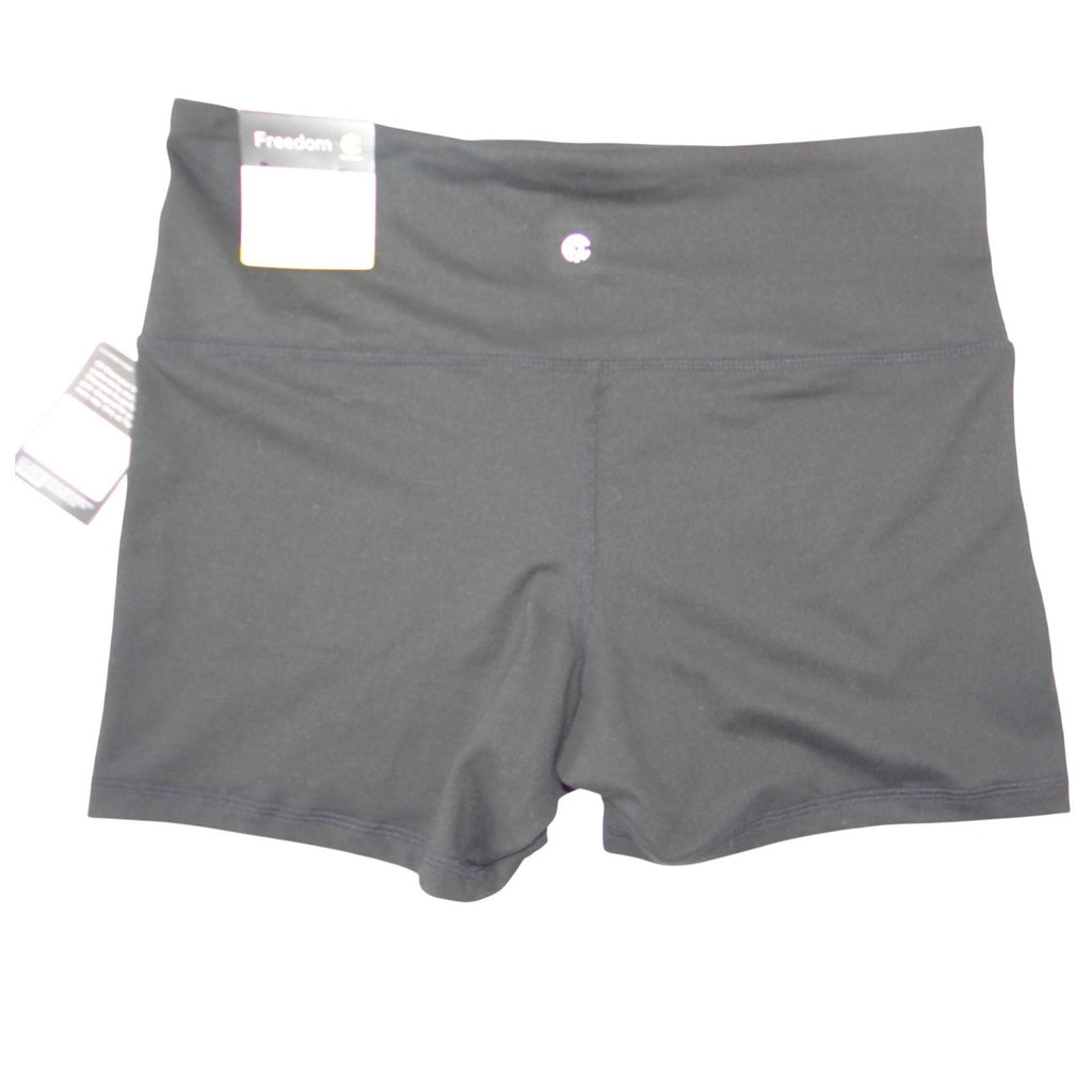 NWT-Champion C9 Freedom Womens High Waisted Athletic Shorts Ebony Black XL