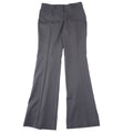 Worthington Modern Fit Pinstripe Wide Leg Work Dress Pants Black Grey Women Sz 6