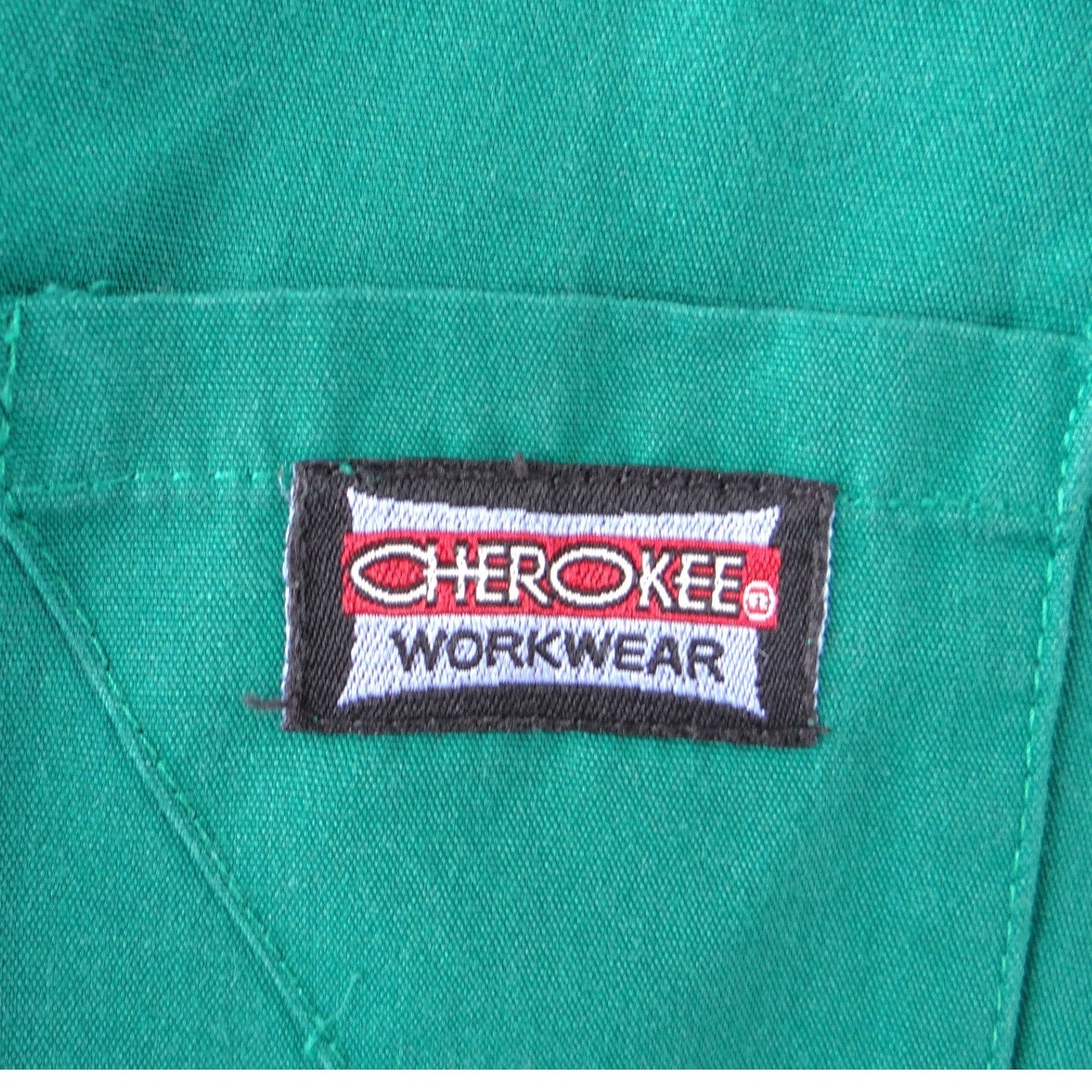 Cherokee Workwear Womens Green Elastic Waist Cargo Scrub Pants XS