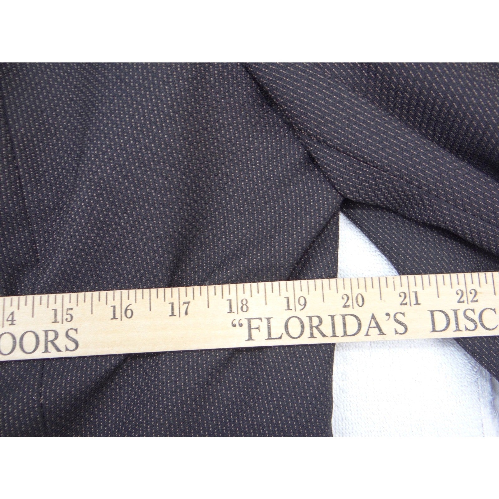 Jones Wear Suit Womens 14 Brown Blazer Skirt Set Micro Texture Professional 2pc