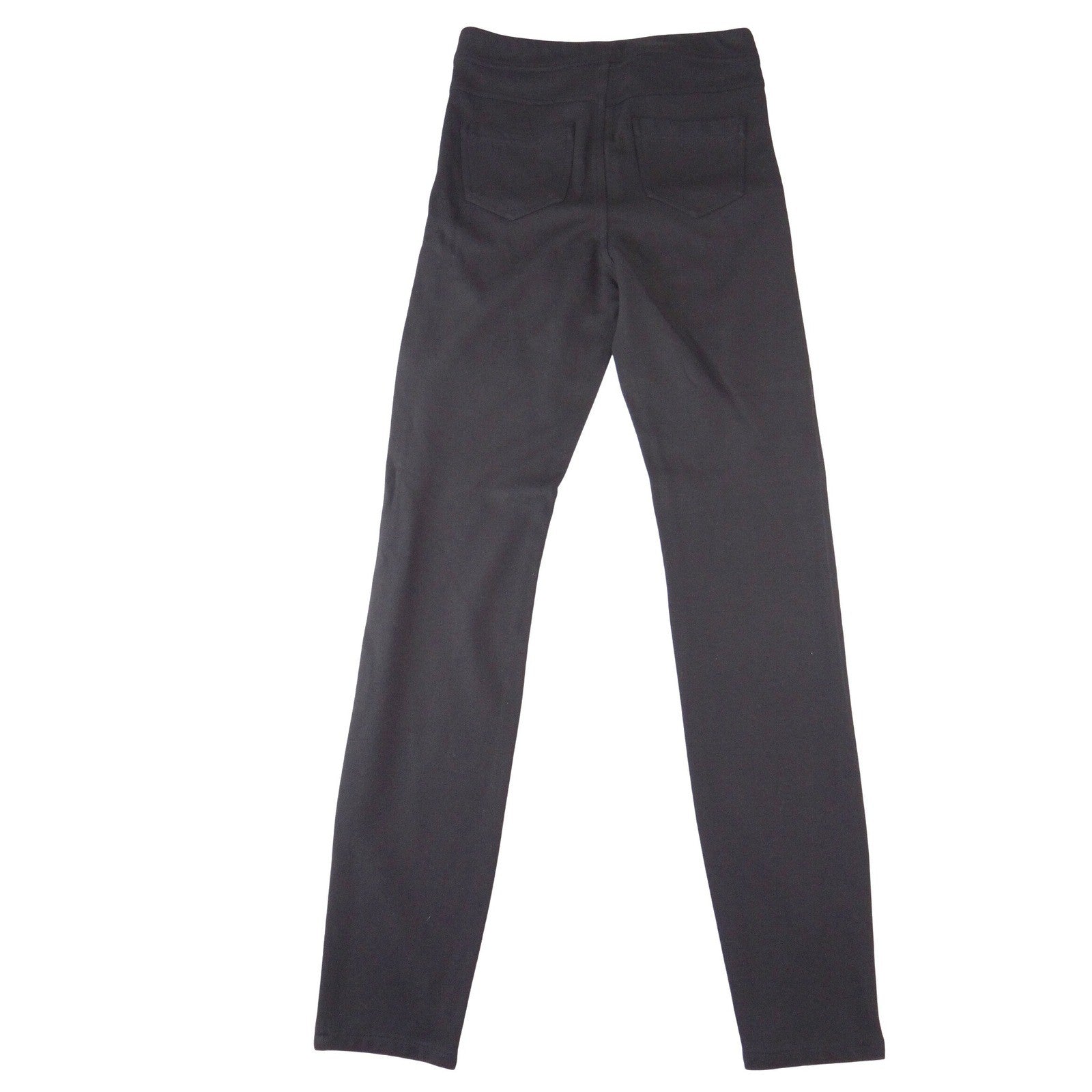 GB Womens High Waisted Skinny Pants Black Stretch Slim Fit Size M
