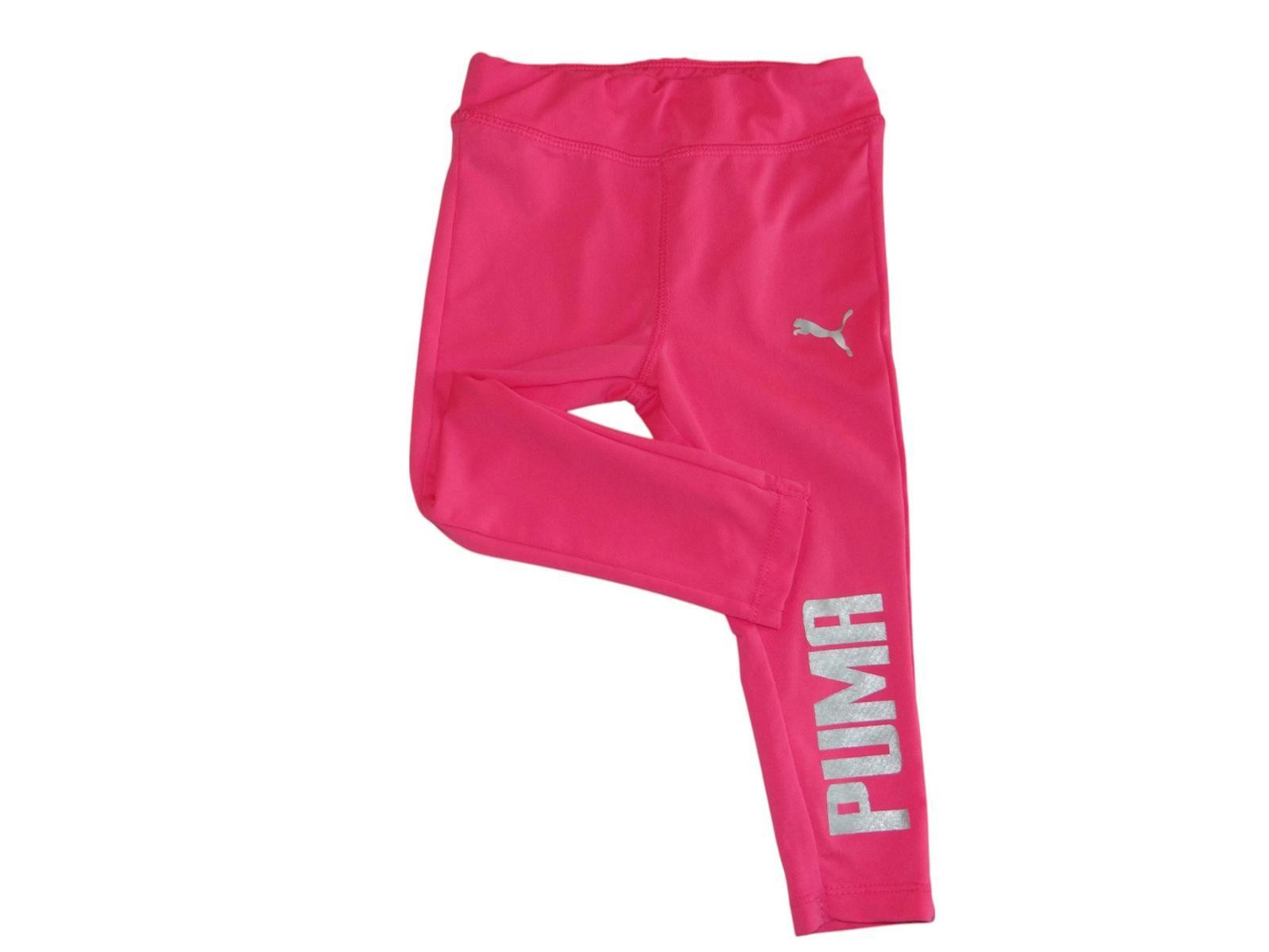PUMA Girls' Hot Pink Leggings - Size 12 MONTHS