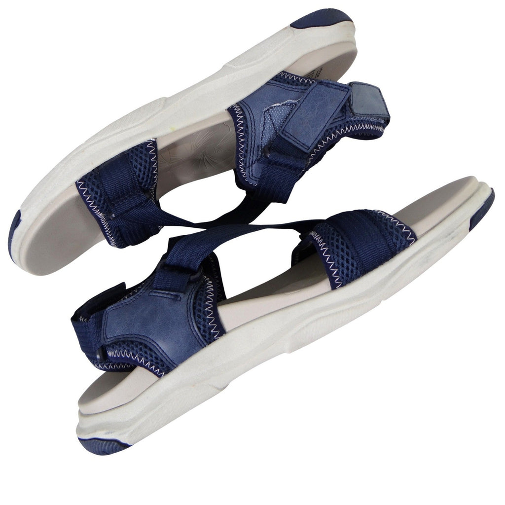 Earth Origins Vivvy Mens Navy Blue Sport Sandals Adjustable Straps Size 11
