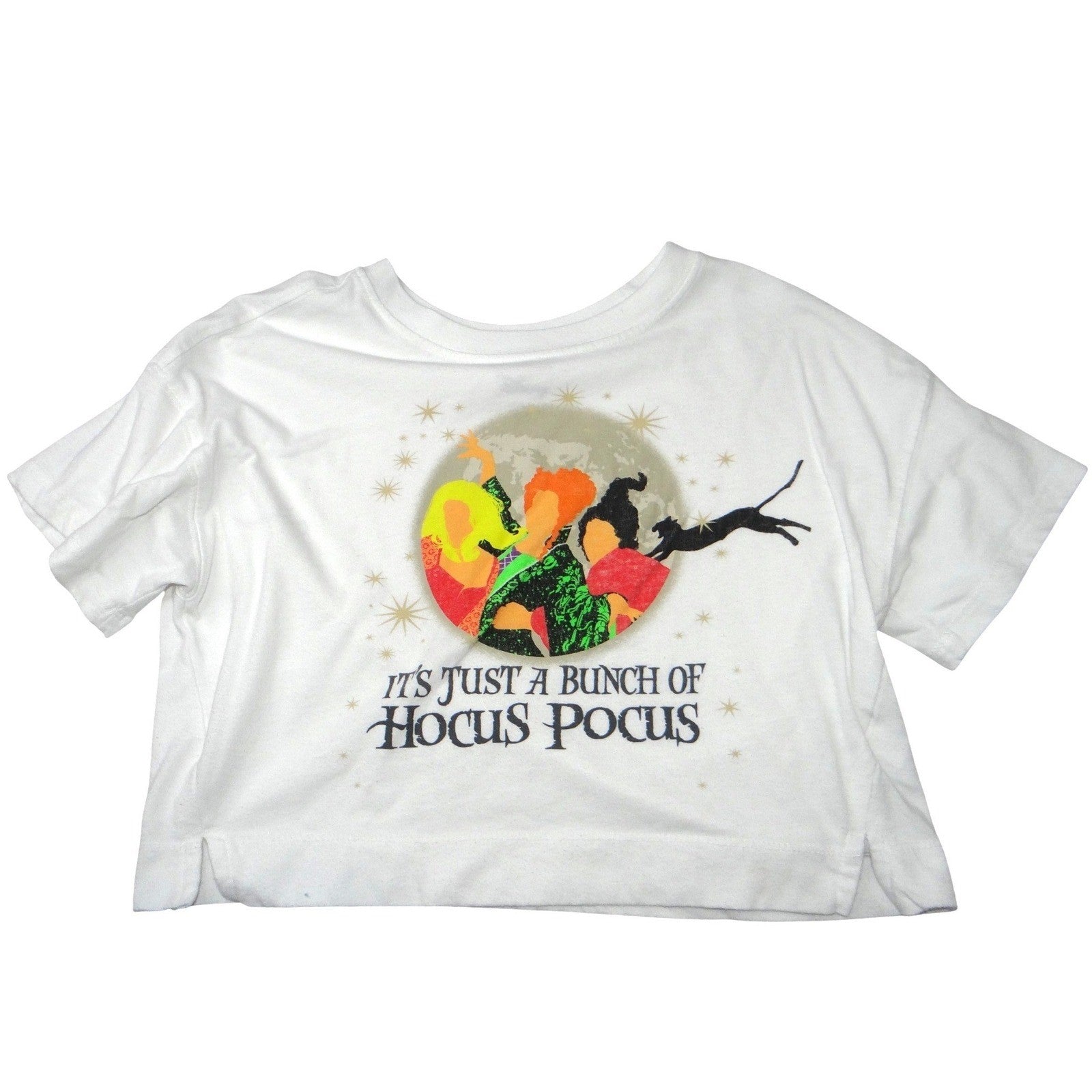 Kids Old Navy Disney Hocus Pocus Graphic Cropped T Shirt Size L 10 12