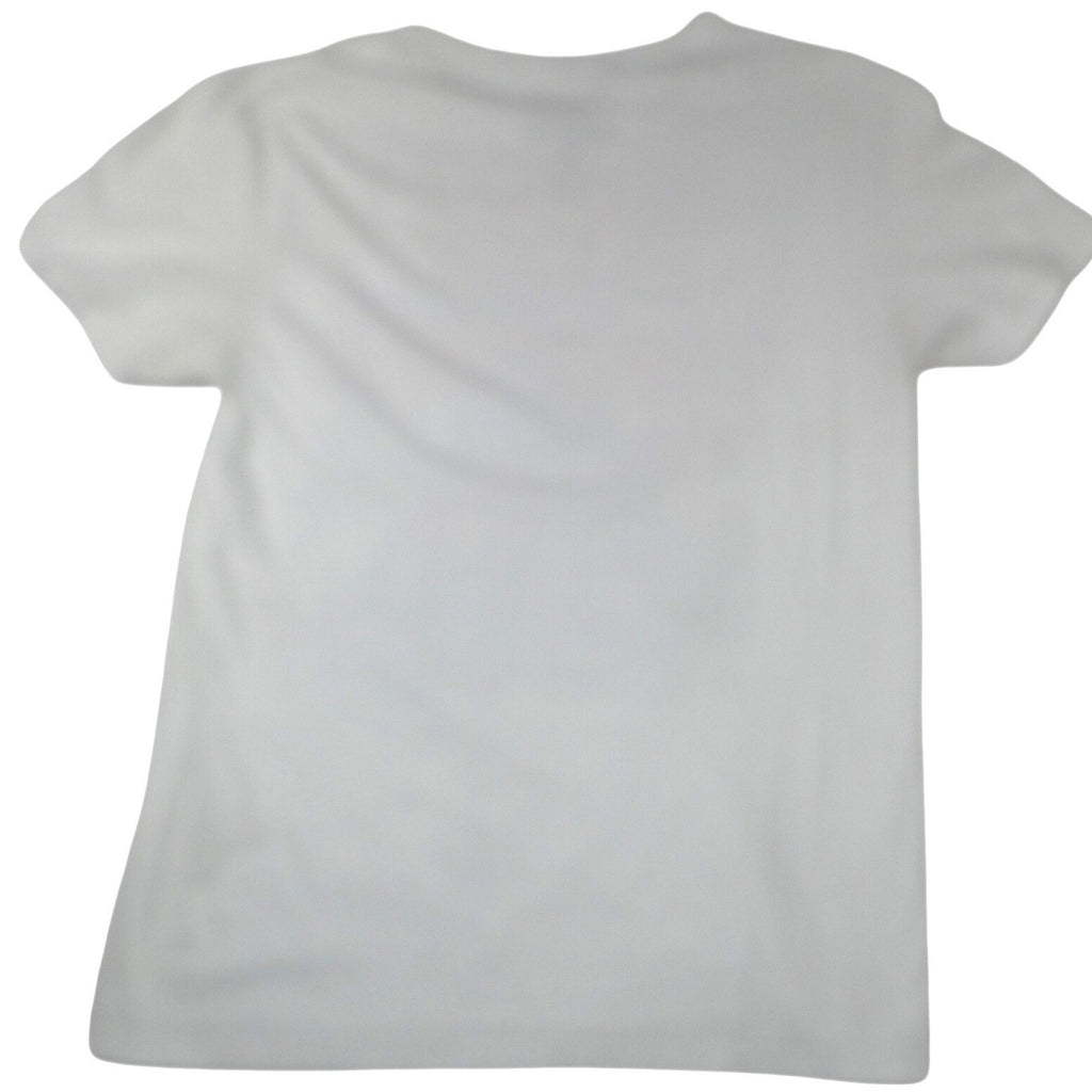 CHEMISTRY Womens White Short Sleeve Corvette Graphic T Shirt Size Medium