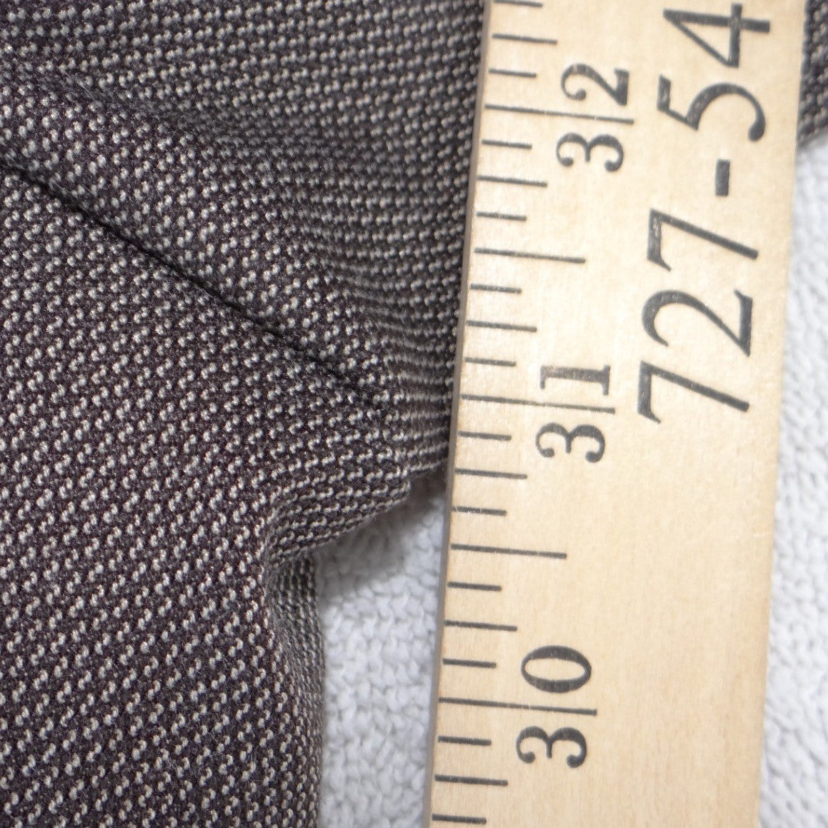 Worthington Curvy Fit Straight Leg Dress Pants Brown Textured Trousers Womens 4