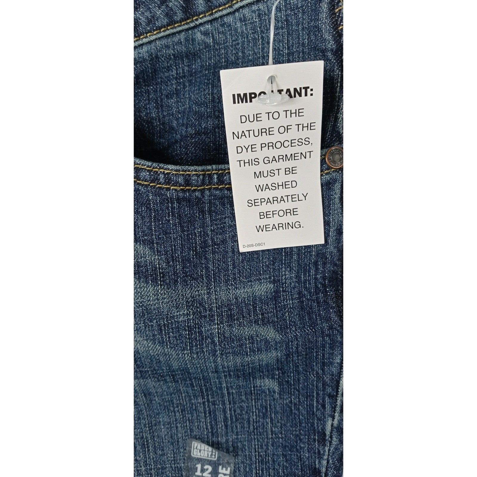 Y2K Vintage NWT Faded Glory Flare Jeans Petite Size 12 Blue Denim Stretch Pants