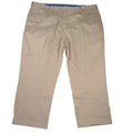 Brooks Brothers Khaki Chino Pants Mens 44x26 Stretch Waistband Cuffed Trousers