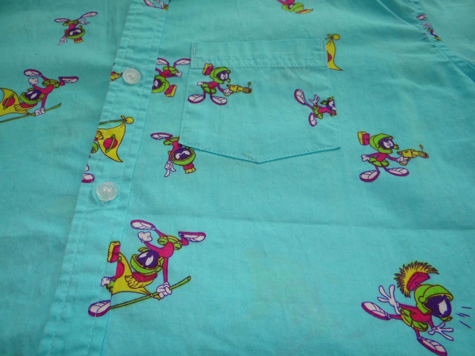 Looney Tunes Cartoon Print Short Sleeve Shirt - Vintage Inspired