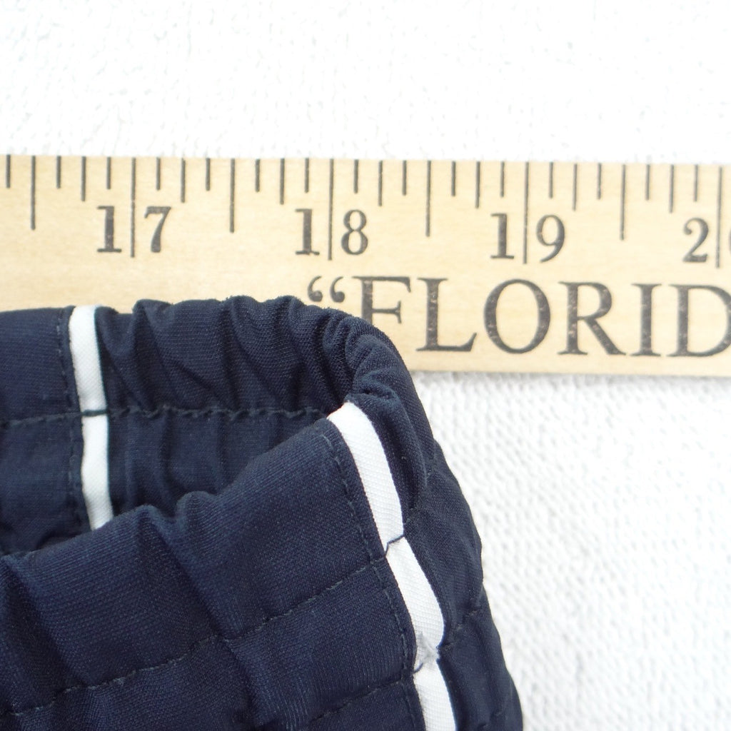 Nike Mens XL Track Pants Navy Blue Mesh Lined Side Zip Windbreaker Warmup
