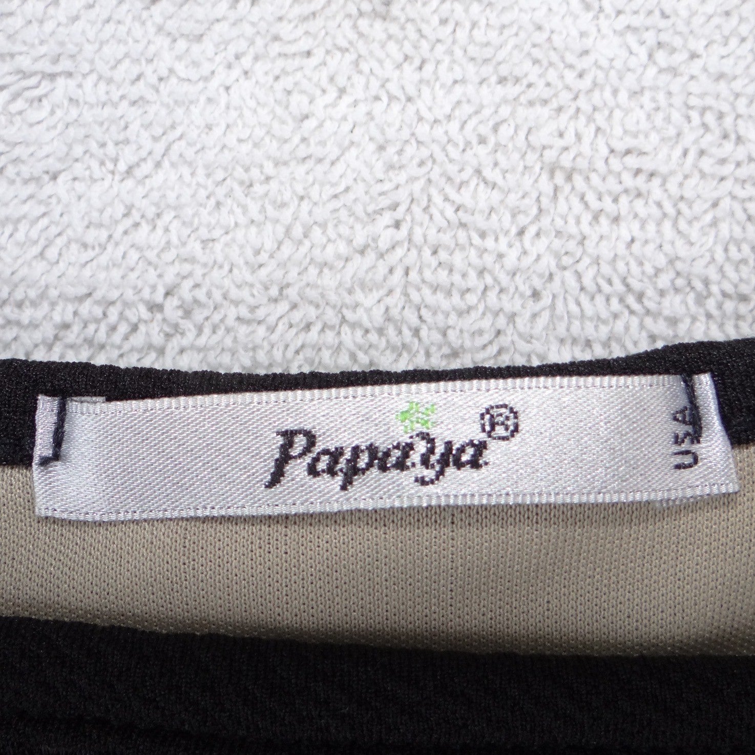 Papaya Womens Black Floral Lace High Neck Crop Top Spaghetti Strap Medium