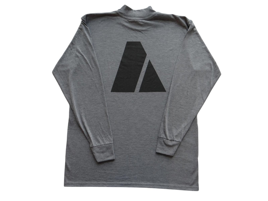 Gray Long Sleeve ARMY Turtleneck Shirt