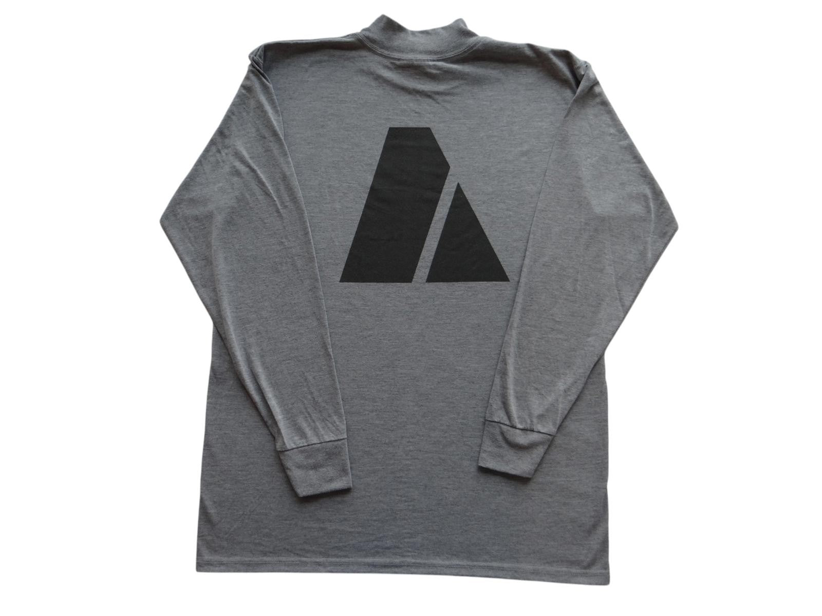 Gray Long Sleeve ARMY Turtleneck Shirt