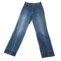 Vintage Denim Jeans High Waisted Bell Bottoms Women's Blue Wash