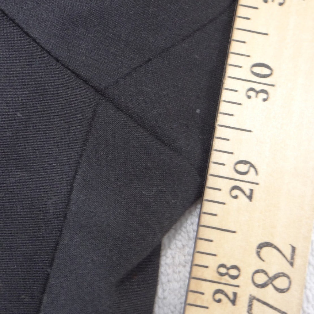 J.Ferrar Mens Slim Fit Dress Pants Black 36x30 Flat Front Stretch Trousers