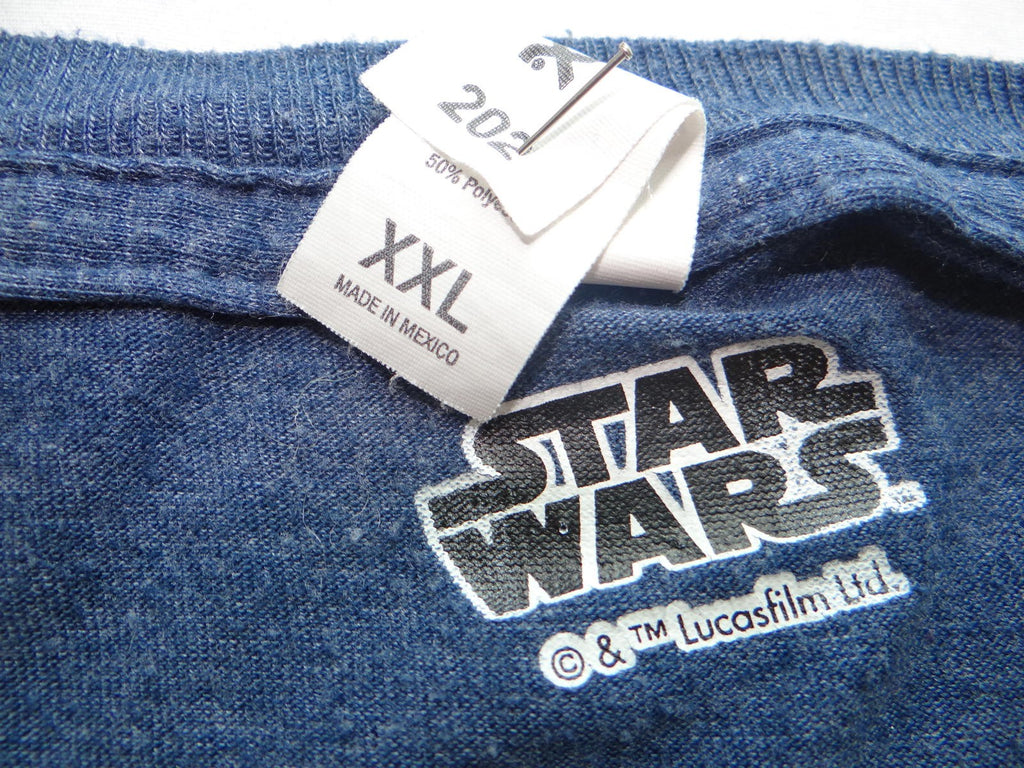 Star Wars Retro Graphic T-Shirt - XXL Blue