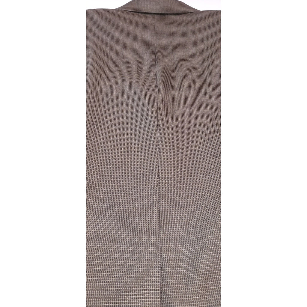 Geoffrey Beene Men's Brown Textured Blazer Jacket Classic Fit Business Casual