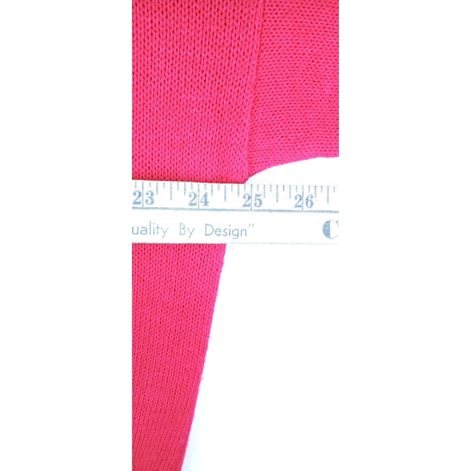 Vintage Justin Allen Women's Bright Pink Over-Sized Knit Sweater Made in USA