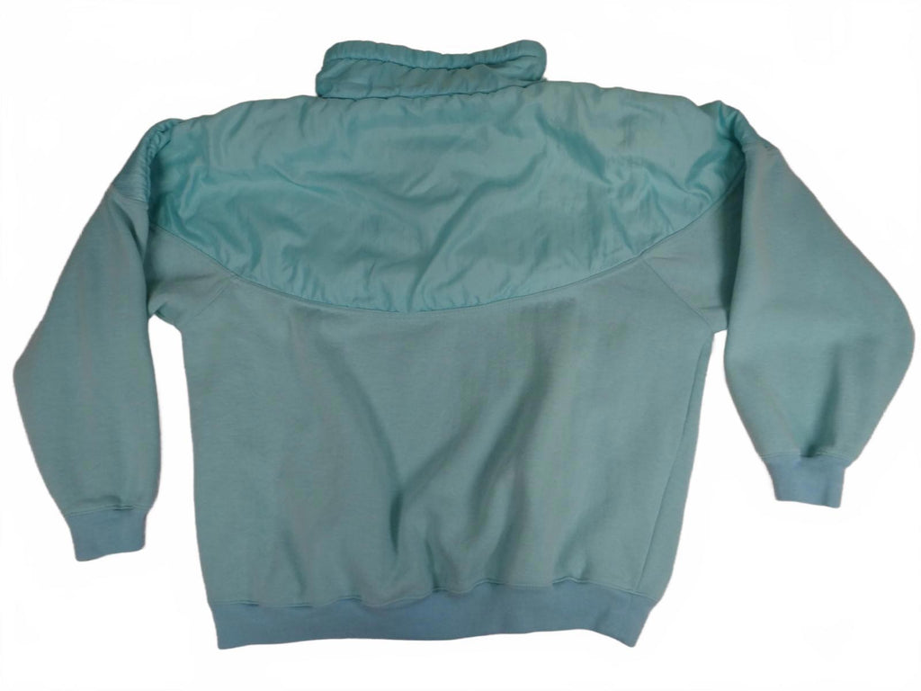 Vintage 1990's China Wear By Morsly Light Blue Pullover Sweatshirt Hoodie