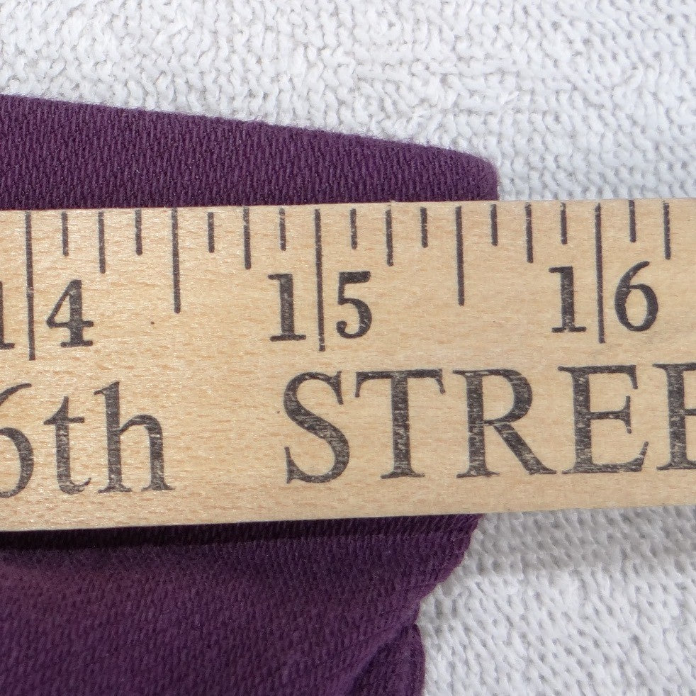 Time and Tru Womens Purple High Rise Pull On Jeggings Size L 12-14 Skinny Pants