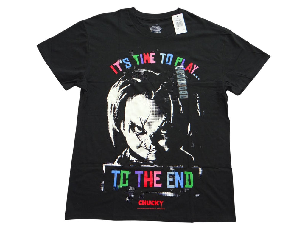 Chucky Graphic Black Men's T-Shirt