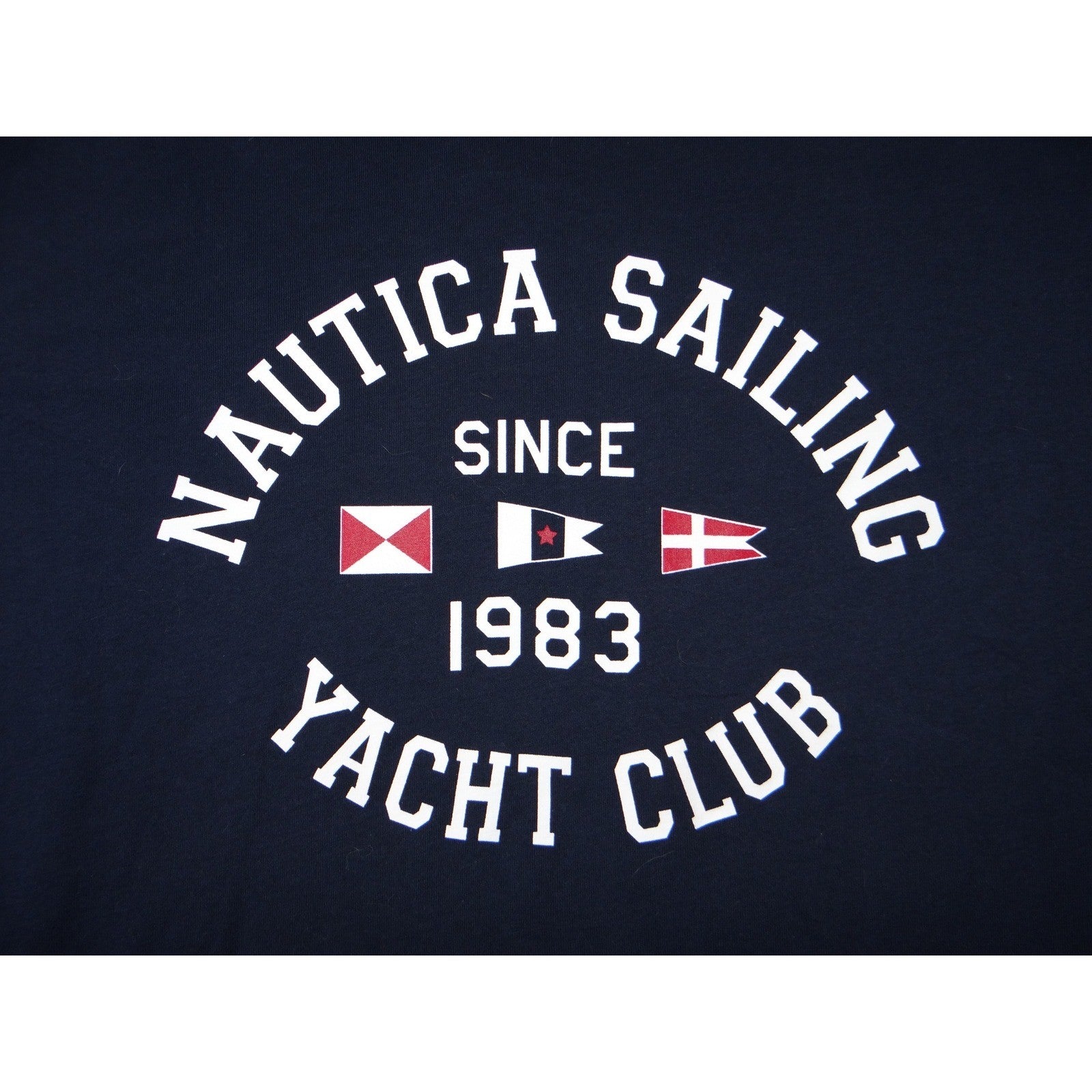 Nautica Men's Navy Blue Sailing Yacht Club T Shirt Size XL