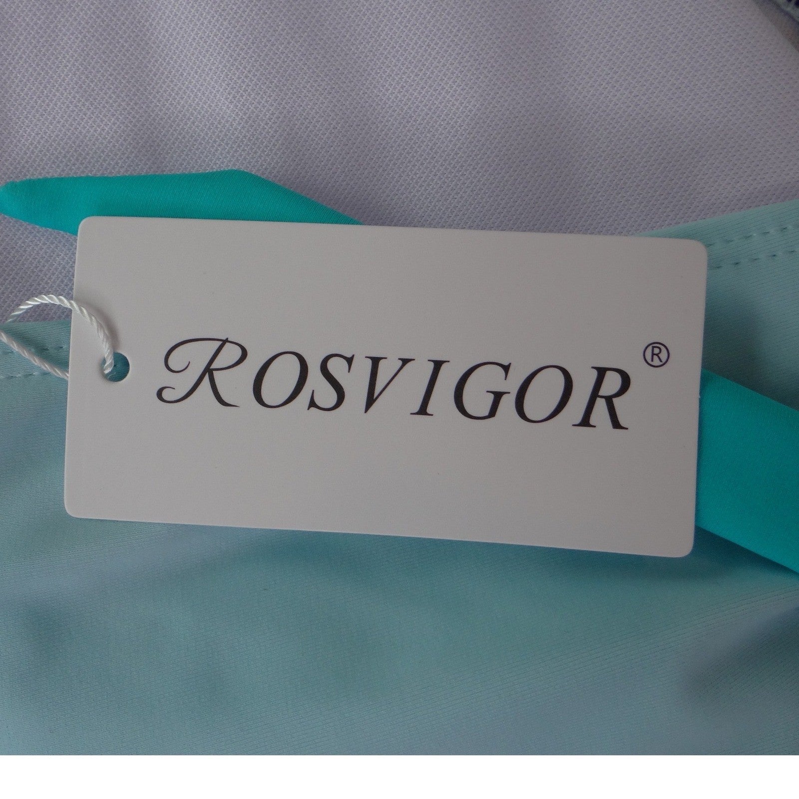NWT-Rosvigor Womens Plus Size 3XL Colorblock Bikini Set Purple Teal High Waist