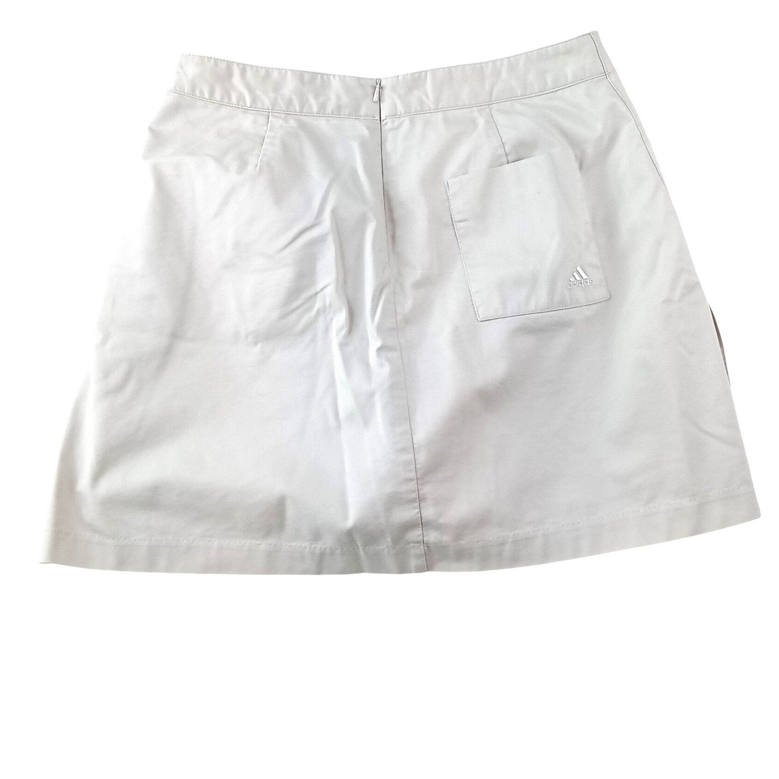 Adidas Women Khaki Stretch Golf Skort Size 6 Beige Active Tennis Skirt