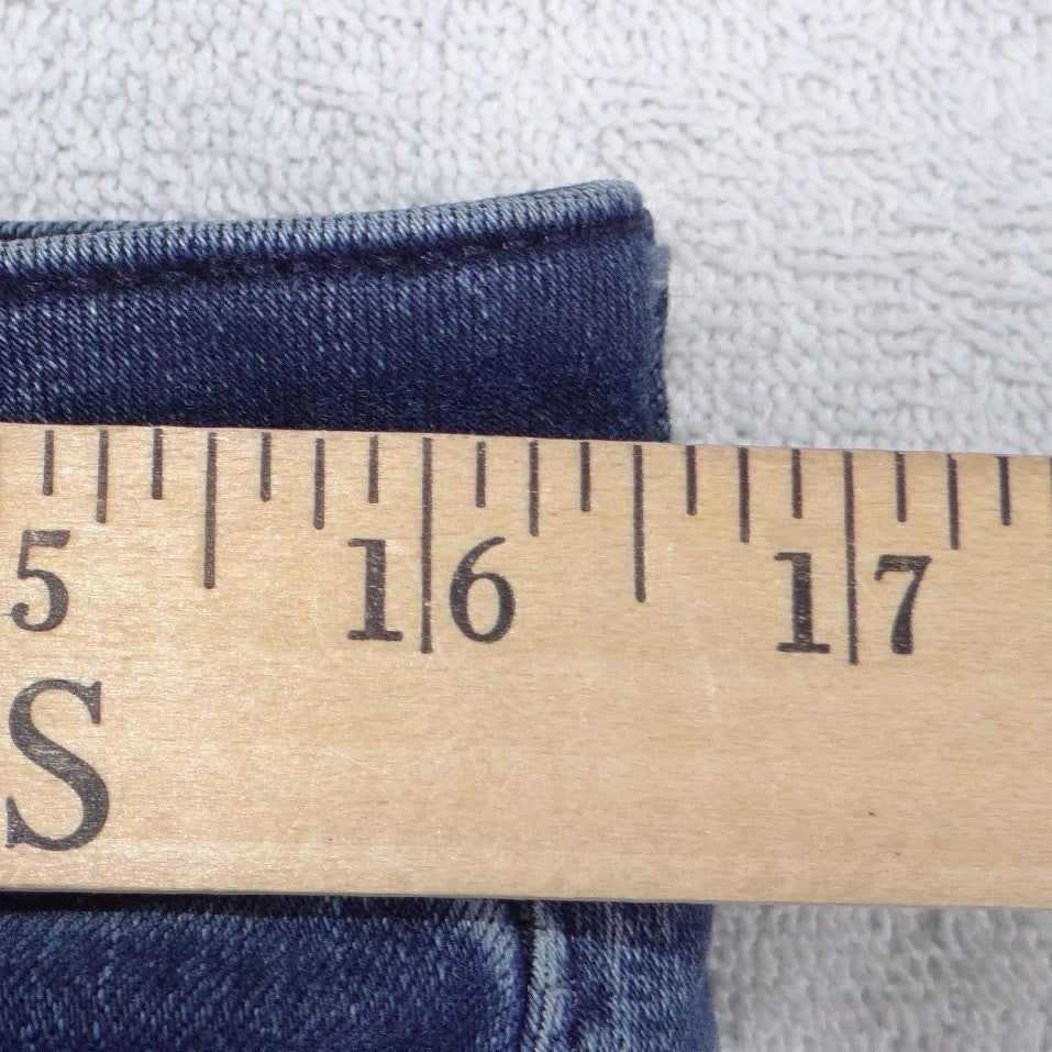 Express Skinny Mens Jeans 32x34 Dark Blue Denim Stretch Casual Pants