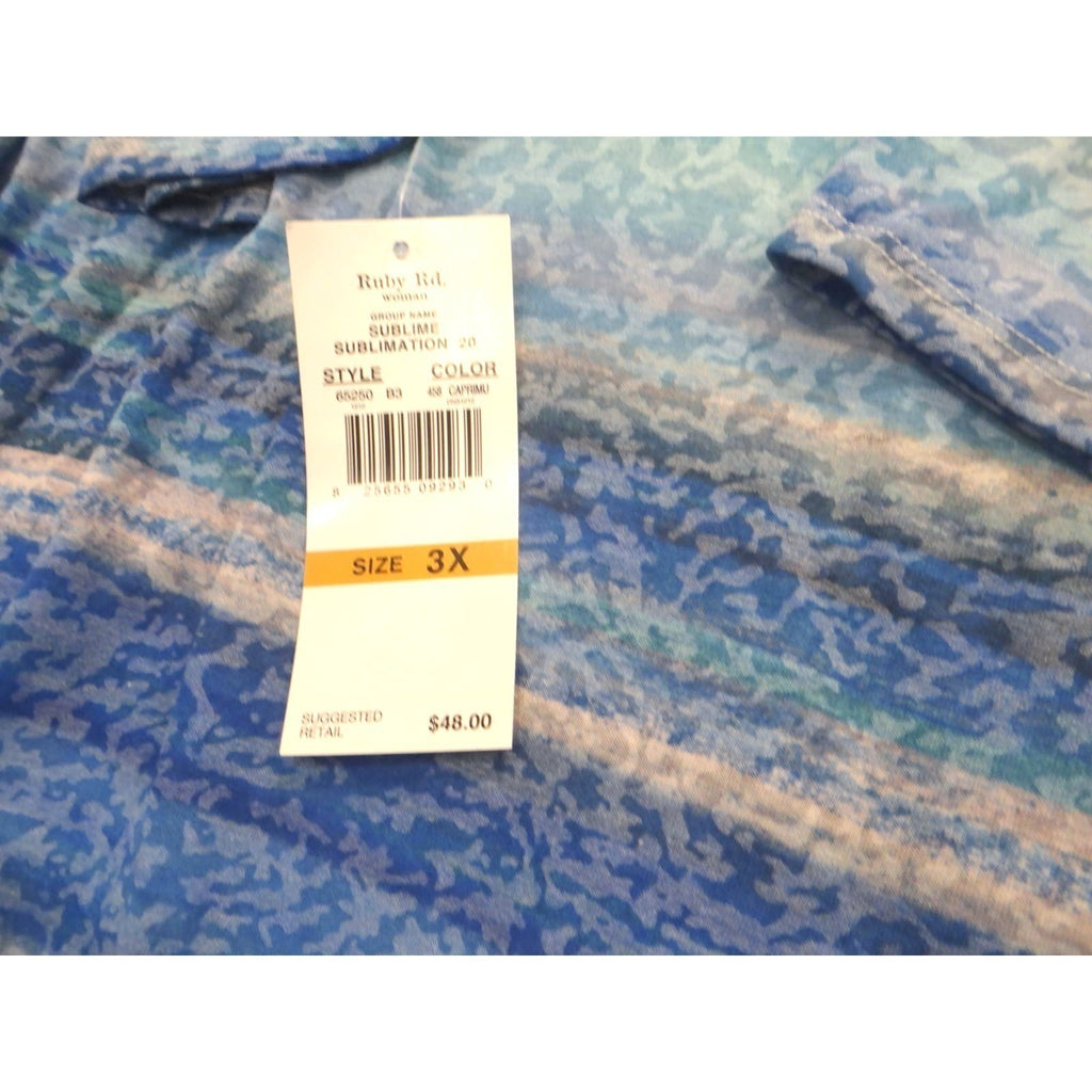 Ruby Rd. Favorites Women's Long Sleeve Top 3X NWT