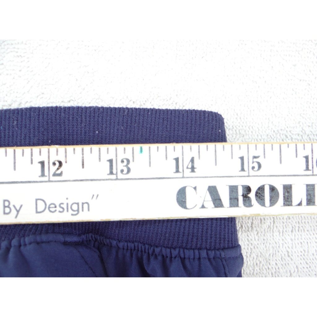 Elements Easy Stretch Navy Blue Scrub Set V-Neck Top Jogger Pants Med/Lg BU287