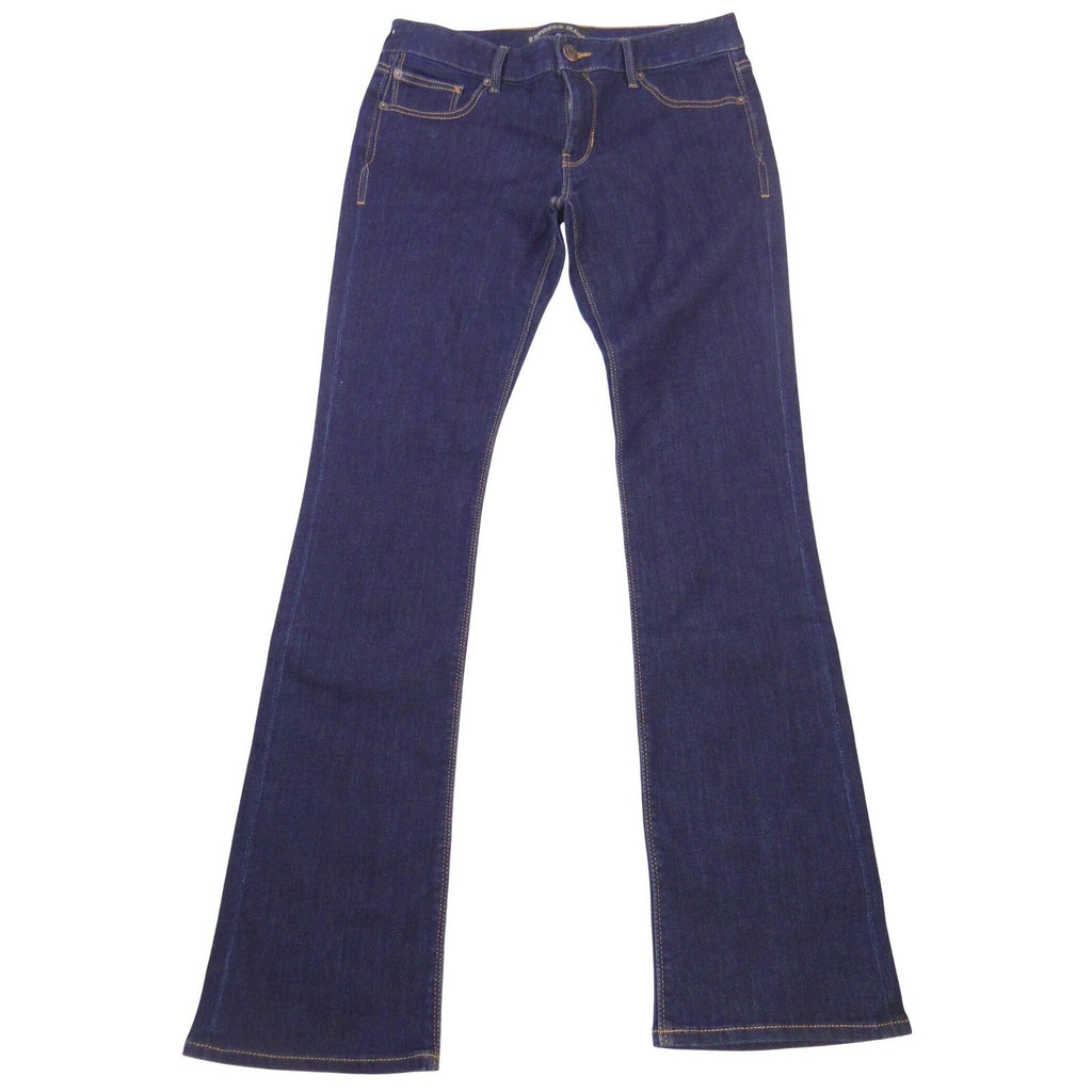 Express Barely Boot Low Rise Dark Wash Stretch Jeans EXWD-7900B