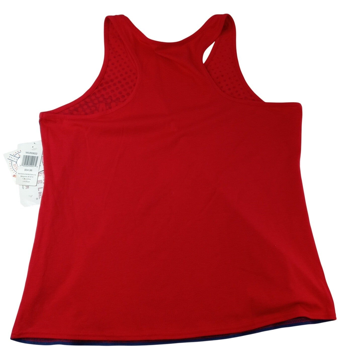 NWT-Philadelphia Phillies Womens Tank Top XL Red Blue Halter Dot Sleeper